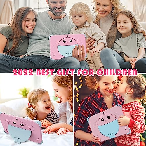 Tablet infantil de 10 polegadas para crianças com WiFi e tablets infantis para crianças Android 11.0 2GB 32GB ROM 1280x800 HD IPS Touchscreen, Câmera dupla, 5000mAh, controle parental, YouTube Neflix (rosa) - Imagem 8