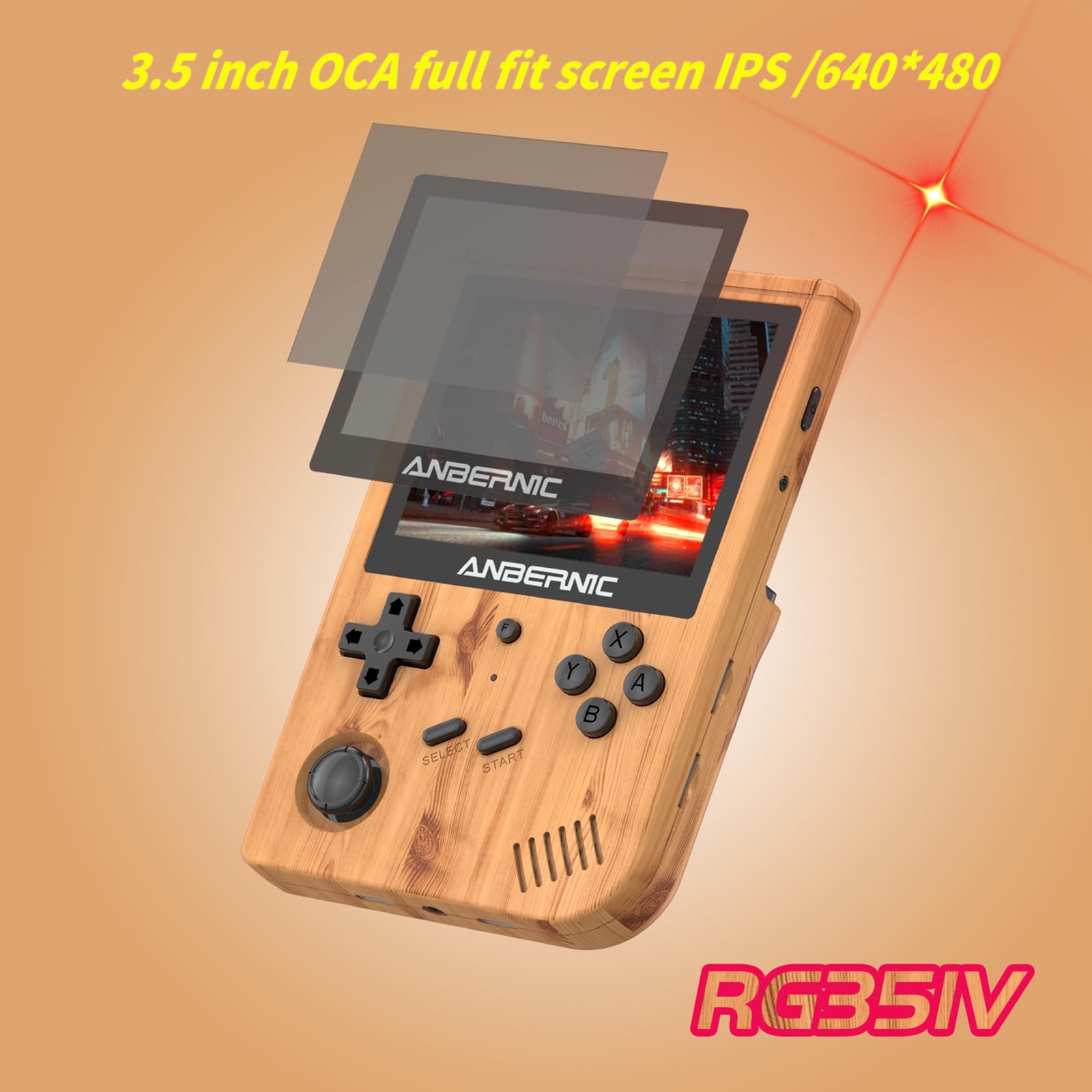 Hareluya　Anbernic RG351V Amazon.com: RG351V Handheld Game Console,Plug & Play Video