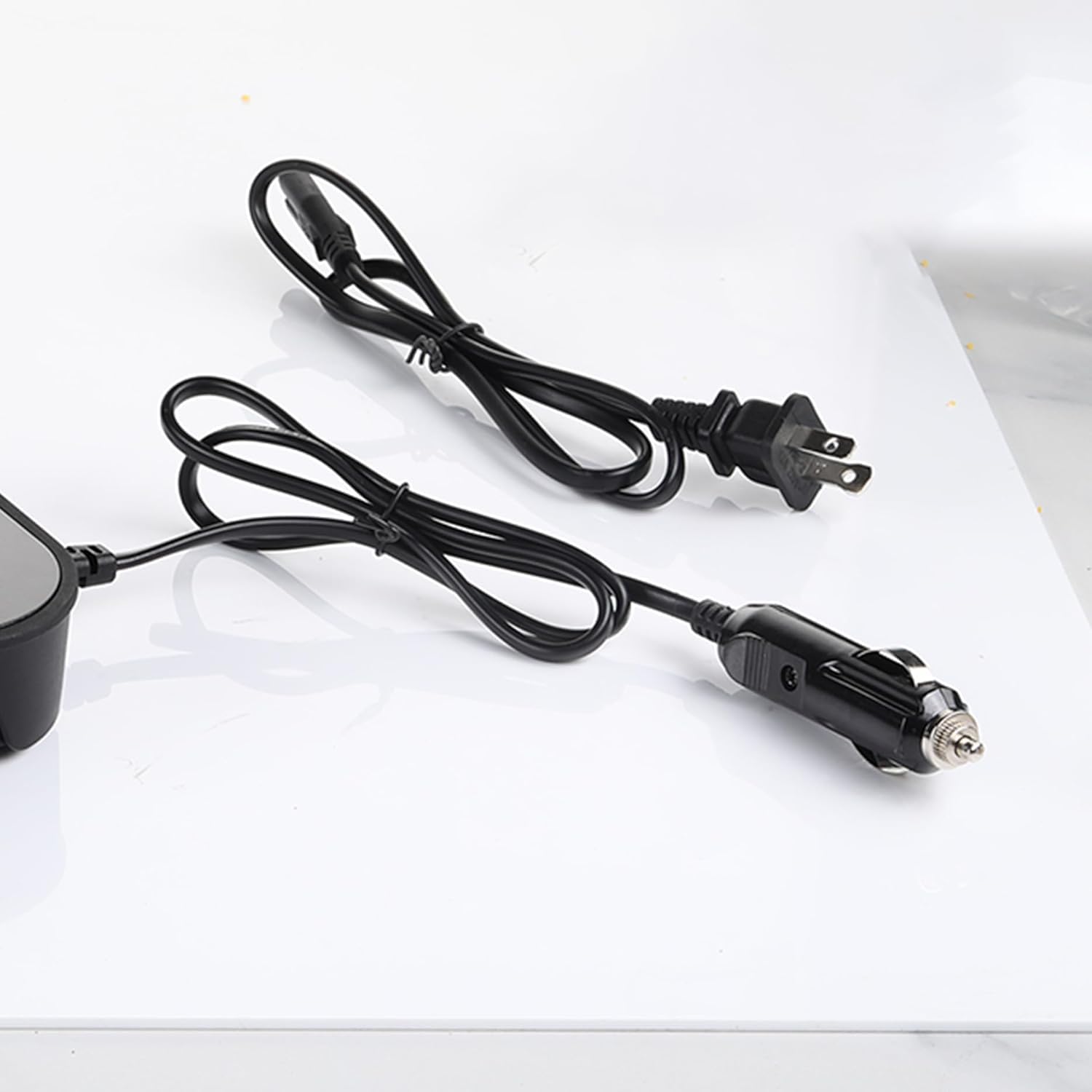 Fiambrera eléctrica, cable de alimentación de 12 V/24 V/110 V, cable de alimentación calentado de 32 pulgadas, cable de alimentación portátil de repuesto para calentador de alimentos (tipo A) 7