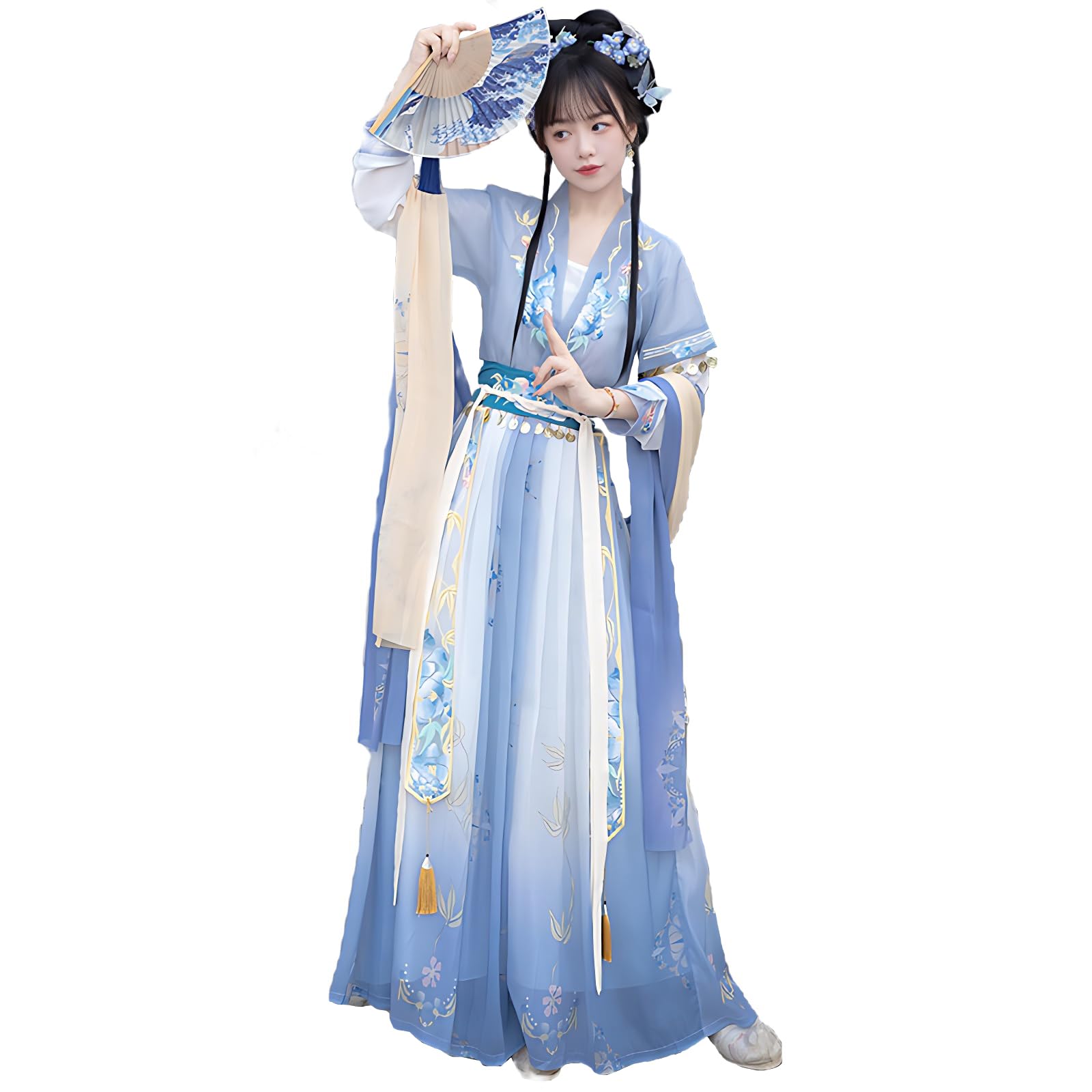 black jersey mini dress Blue White 'Chinoiserie' Maxi Dress with Self Tassel Tie Waist