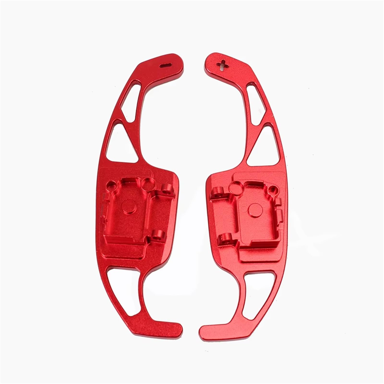 BWWIEZRS Shift Paddle Compatible with VW for Eos for Polo 6R for GTI for MK5 2.0T Sportline Paddle Shifter Extension Steering Wheel Paddle Extension Shift(Red)