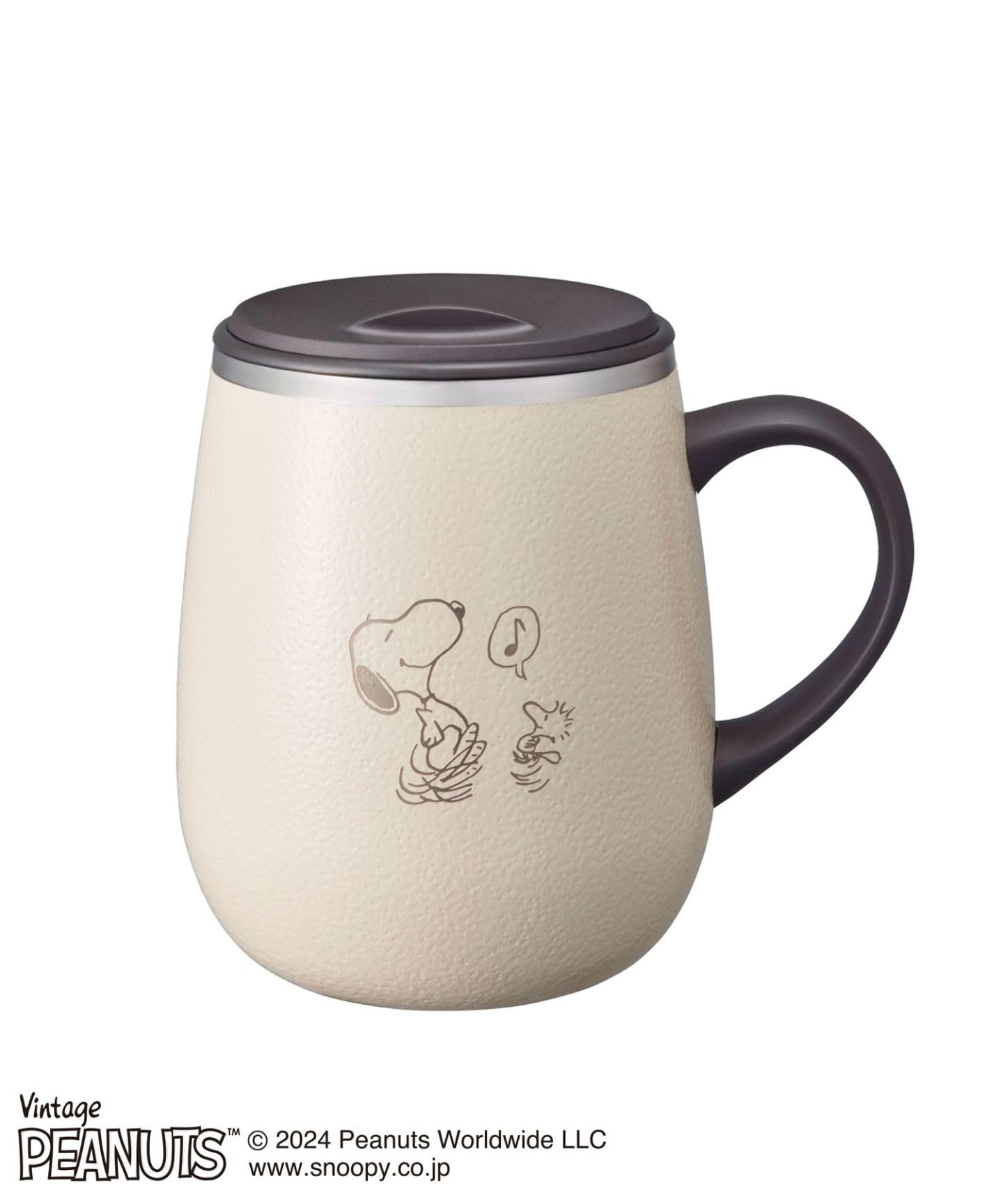 Amazon.co.jp: Bruno BHK263-ECRU Peanuts Snoopy Stainless Steel Mug