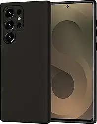 Capa Premium para Samsung [Galaxy S25 ULTRA] Capinha Slim Preta [Protege Camera] Anti Impacto, Resistente Anti Riscos, Leve com TPU Reforçada e Design Elegante