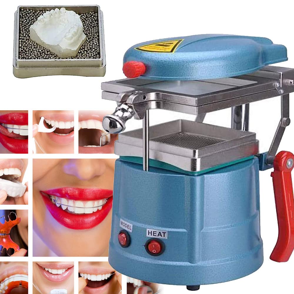 Vakuumformmaschine, 1000 W Kieferorthopädische Retainer-Pressmaschine 800 W, Laborwerte, Motorausrüstung, einstellbare Hochleistungsausrüstung, Vakuummaschine (220V/50H)
