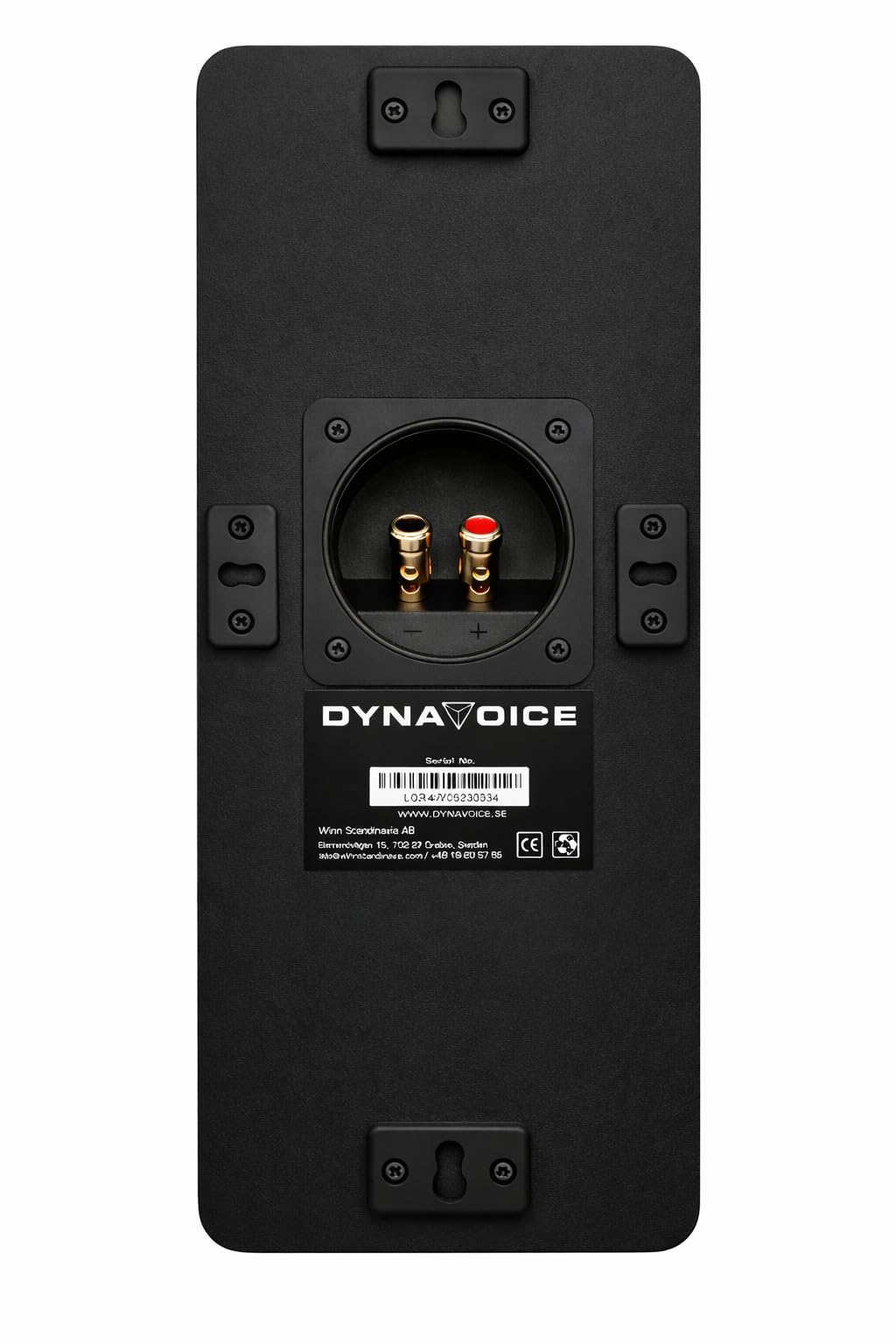 Dynavoice Magic LCR-4 Negro Mate – Pareja de Altavoces Pasivos para Cine en Casa, Ideales para Dolby Atmos, Instalación en Pared o Techo.