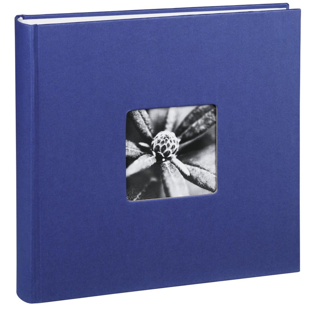 Hama Jumbo Fotoalbum Fine Art – 30 x 30 cm, blau, 100 weiße Seiten