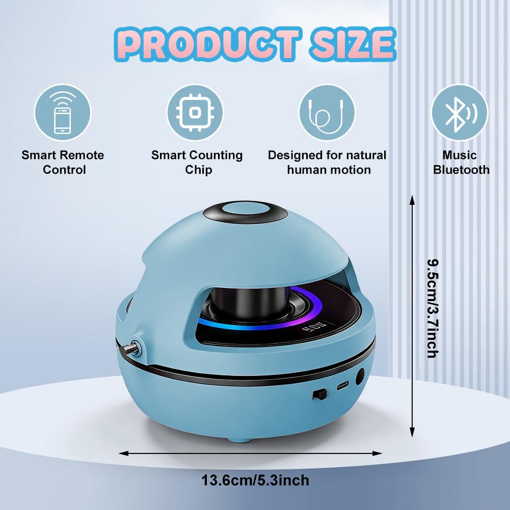 Comba electrónica con mando a distancia, cuerda de saltar eléctrica, 10 niveles de velocidad, música Bluetooth, Smart Jump Rope Machine, contador de pantalla LED