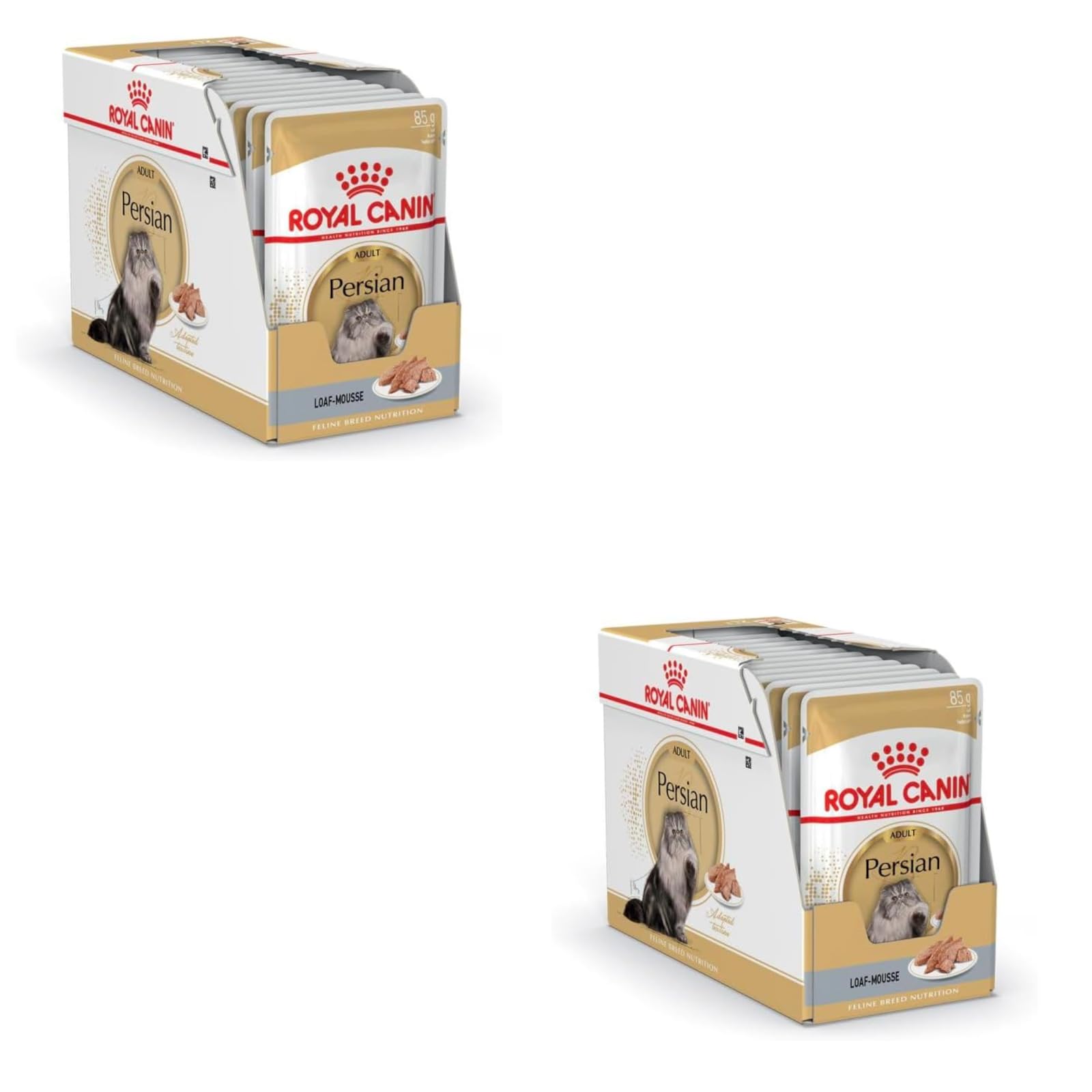 ROYAL CANIN Persian Adult Mousse | Double Pack | 2 x 12 x 85 g | Complete Food for Cats - Especially for Adult Persian Cats | Suitable from 12 Months