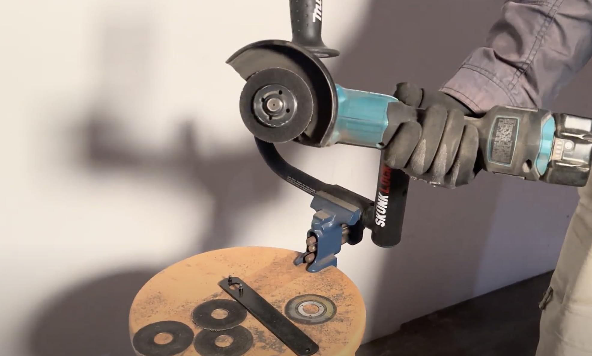 Karbon-Winkelschleifer, widerstandsfähig, Abschreckung, U-Schloss für Fahrrad, Motorrad, patentierte Klinge, zerstört Multi-Material, Anti-Schleifer-Technologie