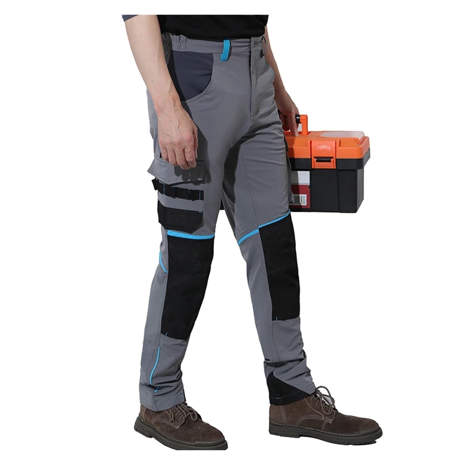 Pantalones de Trabajo Hombre Pantalones de Trabajo Multibolsillos Pantalones Senderismo Ropa for Hombre