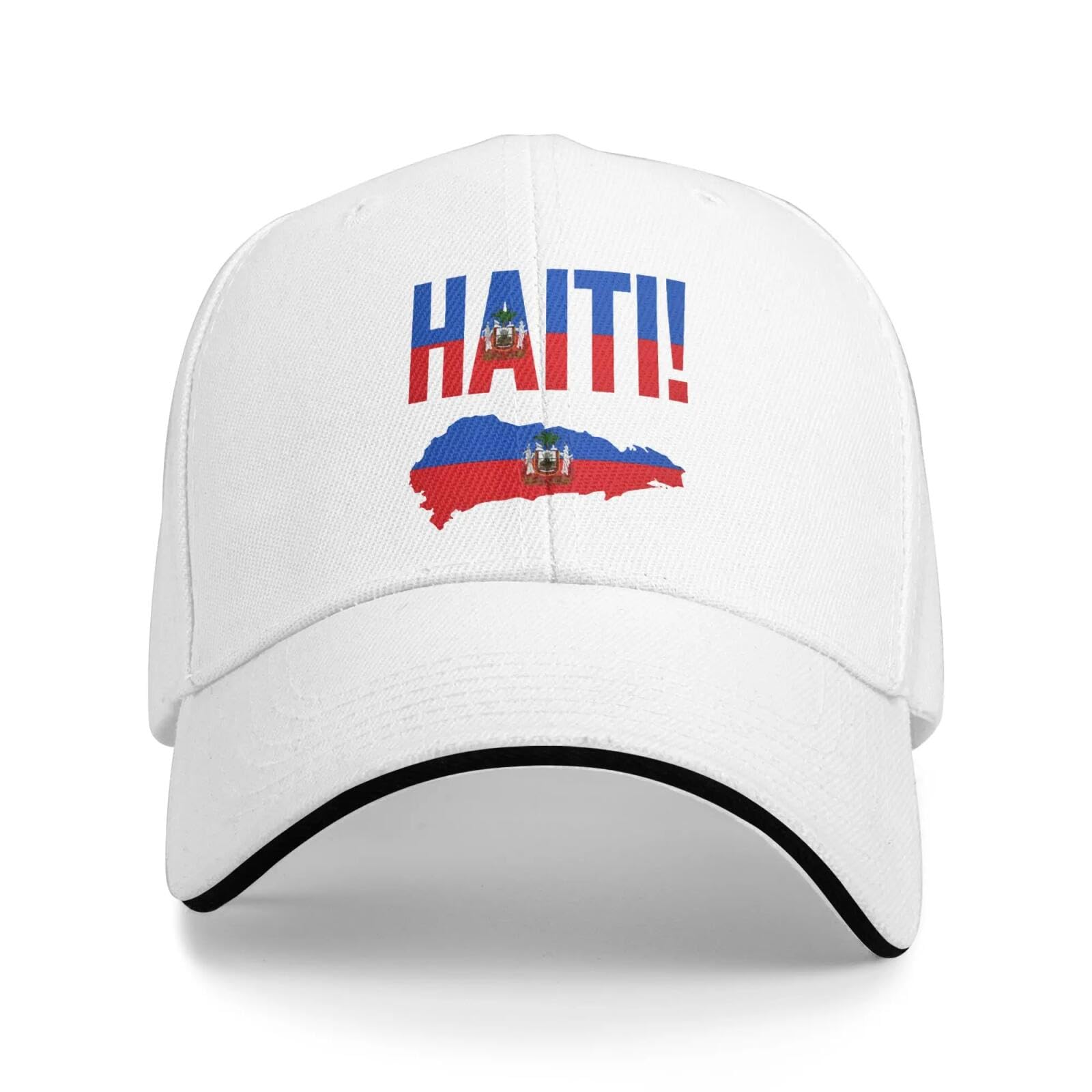 Casquette de baseball Haïti réglable : protégez-vous du soleil avec fierté