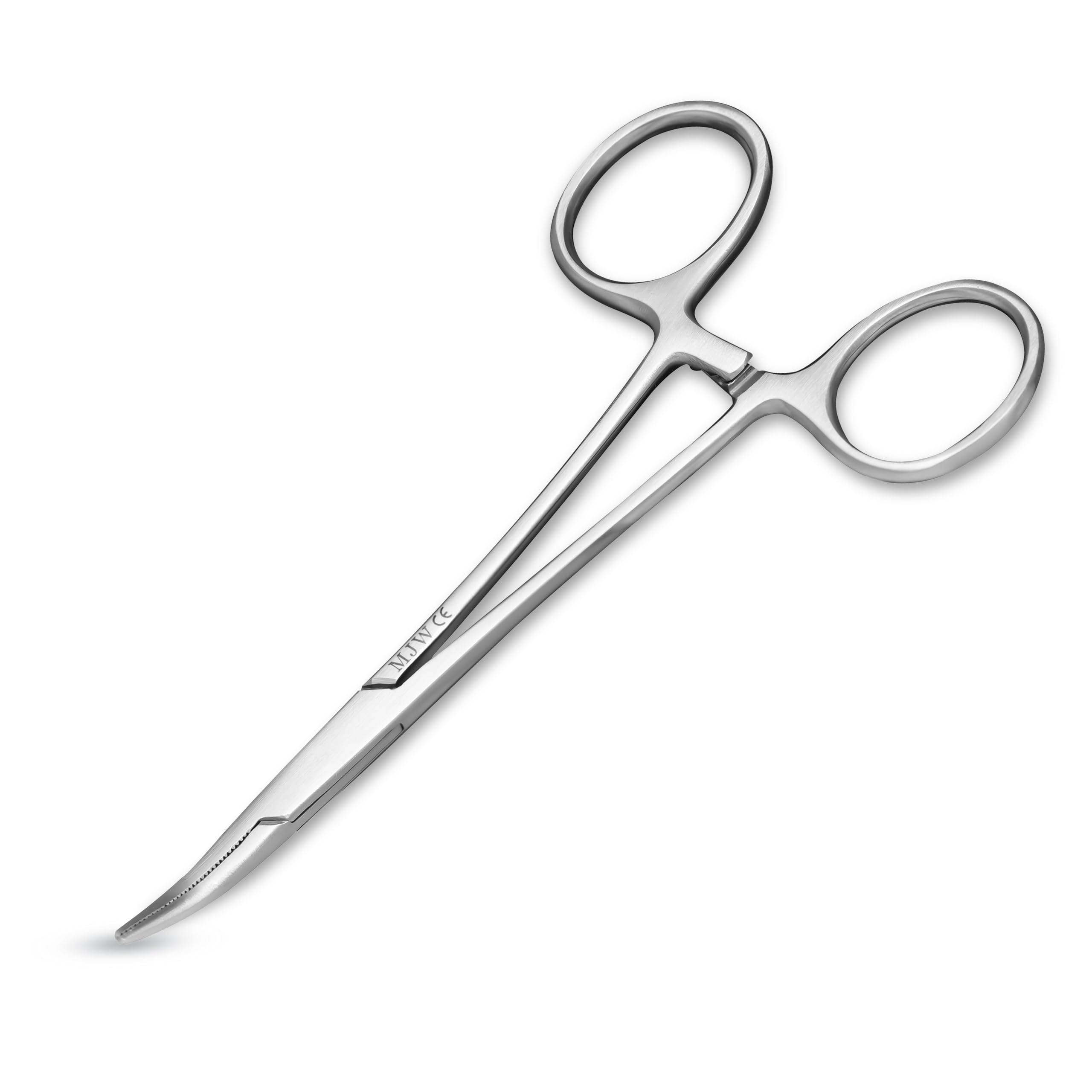 Fishing Hemostat Locking Forceps 5" Stainless Steel Unhooking Pliers Dog Cat Pet Scissors Ear Hair Forcep Curved