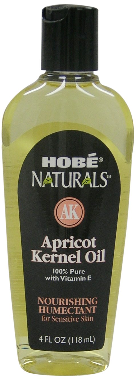 Hobe Naturals Apricot Kernel Oil, 4-Fluid Ounce (Pack of 3)