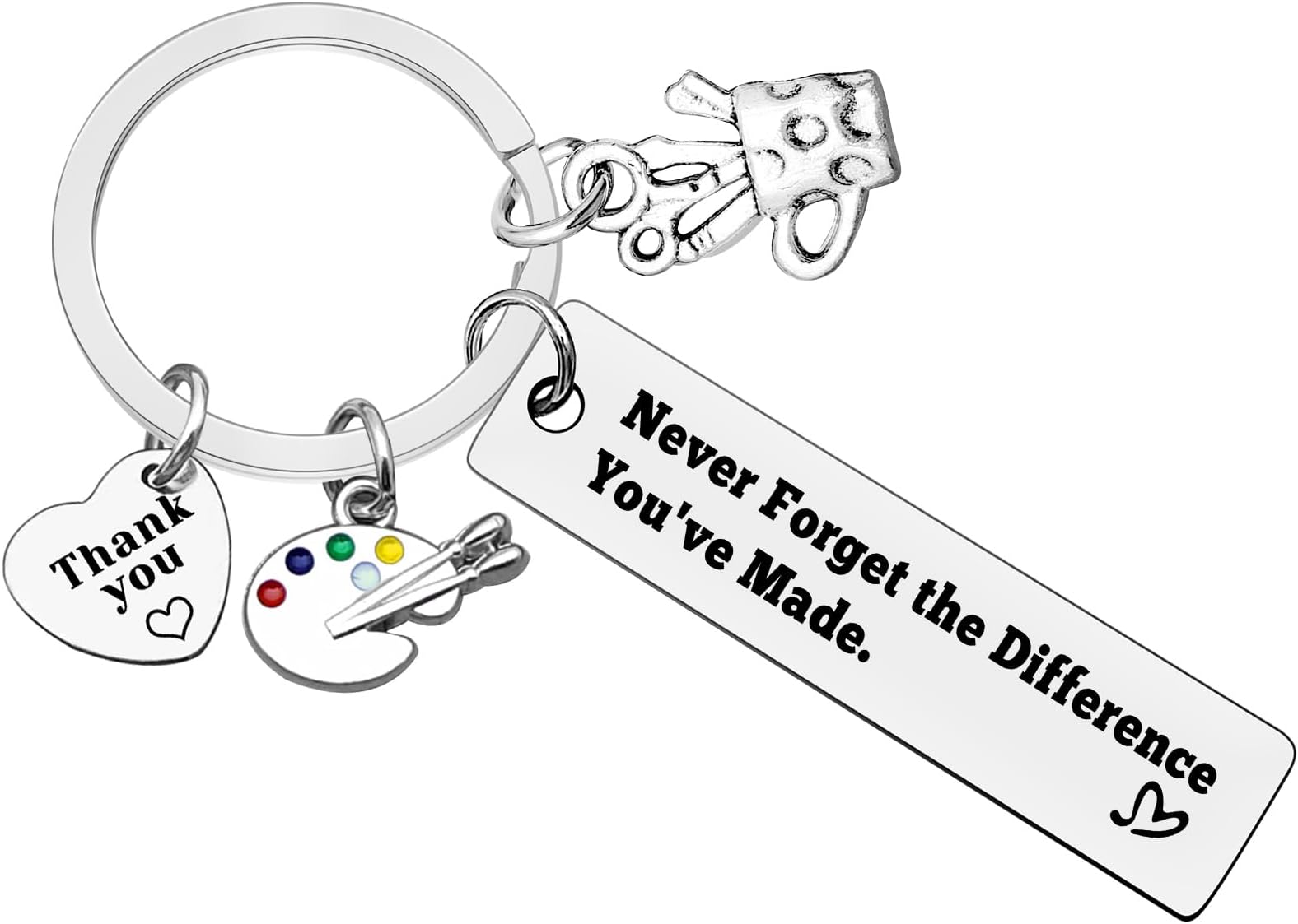 XiahuyuArtist Gifts Keychain Thank You Gift for Art Teacher Painter Gift Art Student Gift Art School Graduation Gift