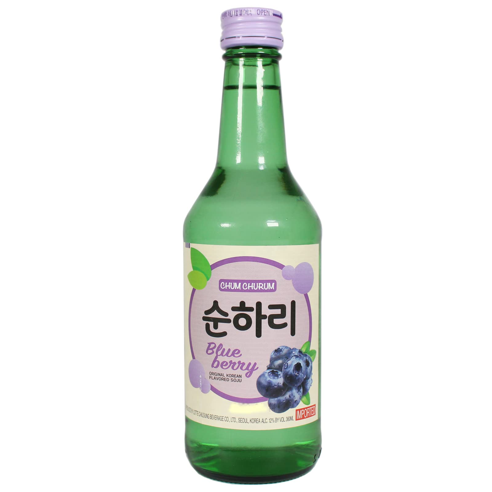 12er Pack (12x360ml) Chum Churum Blaubeere 12% vol. (Papa Vo®)