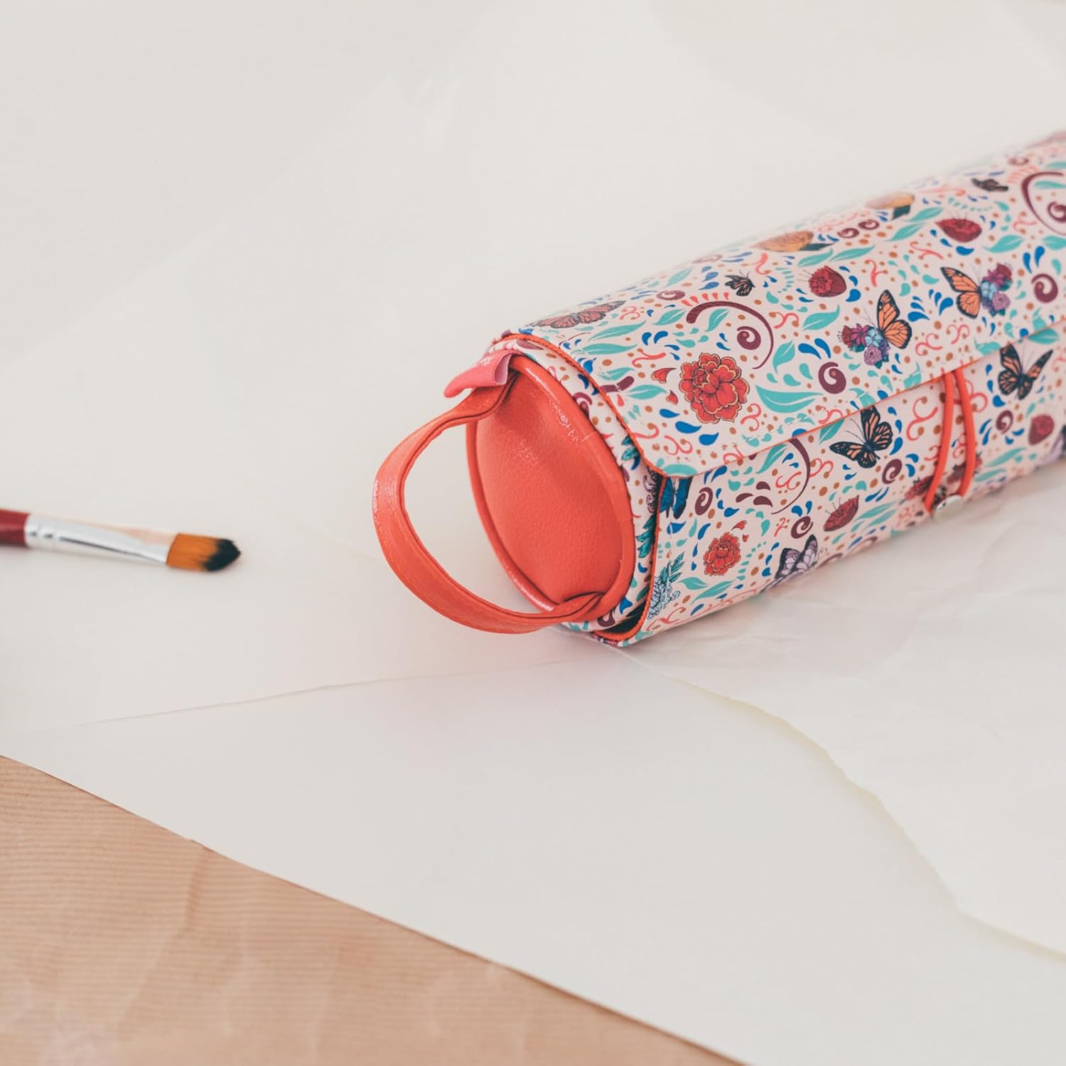Grupo Erik Pencil Case, Roll Up Pencil Case, Cute Pencil Case, Pencil Organiser, Pen Storage, Bag for Makeup Brushes & Paint Brushes