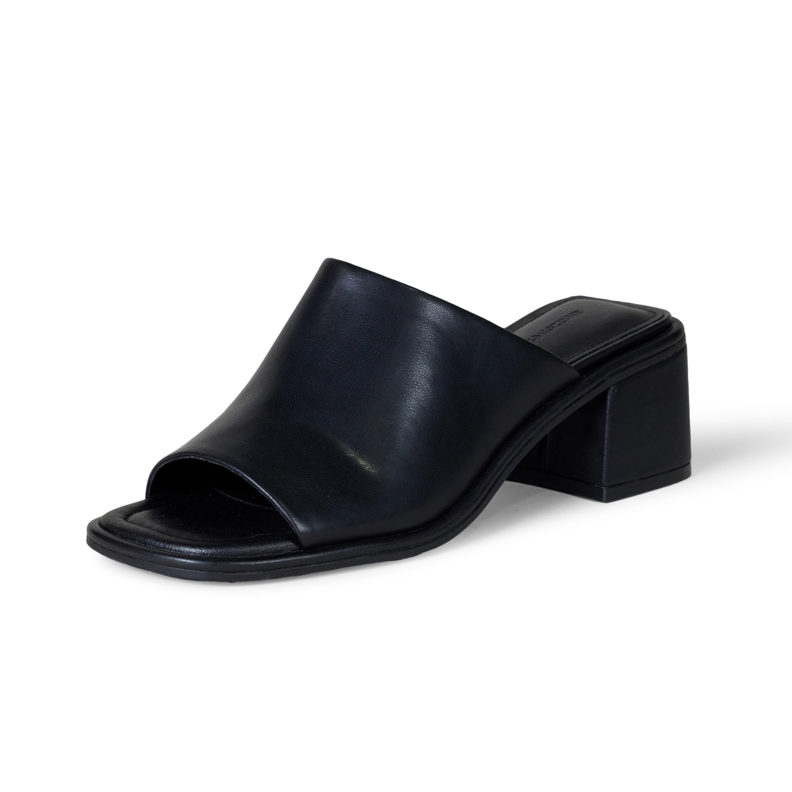 Amazon Essentials Women's Block Heel Mules, Black, 5.5 UK