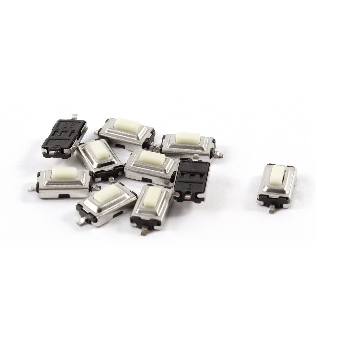 Sourcingmap - 10 Interruttori Tattili Momentanei SMD 6x3.5x2.5mm Per Circuiti, Pratici E Precisi - Foto 10