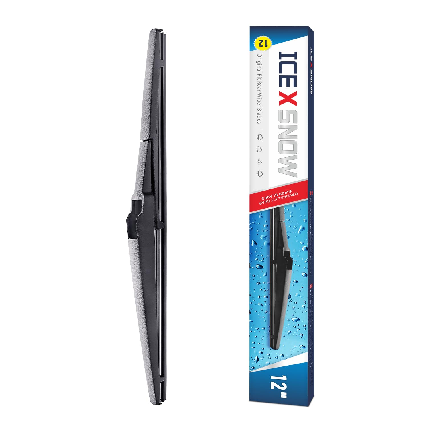 Photo 1 of 12" Rear Wiper Blade Replacement for Toyota RAV4 2023-2019,2012-2001 Highlander 2019-2001 Dodge Durango 2024-2011 Journey 2022-2008 Back Windshield Wiper Blade-(12-A/H307)