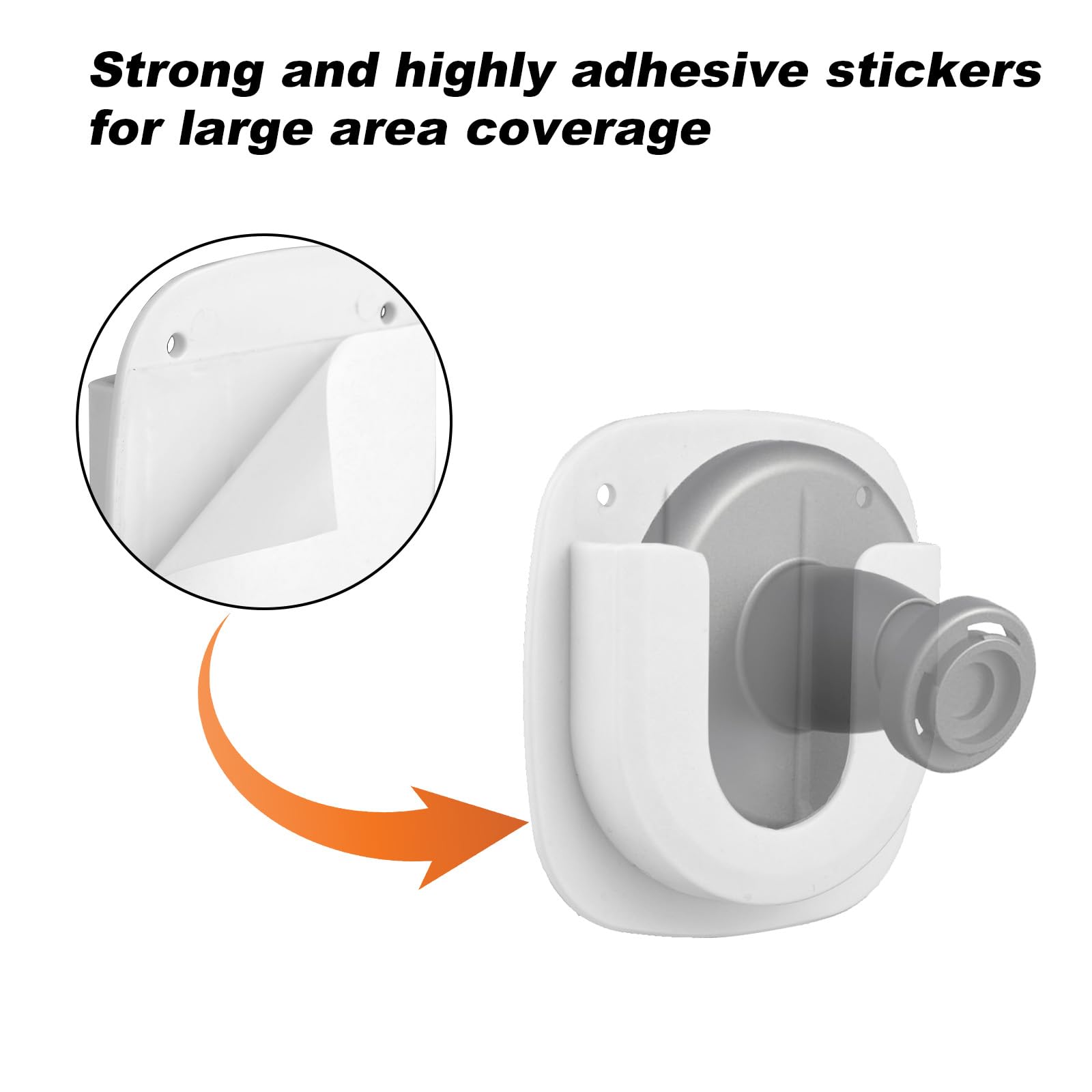 3 Soportes Adhesivos Para Cámaras Blink - Instalación Sin Taladro O Con Tornillos, Para Interior Y Exterior