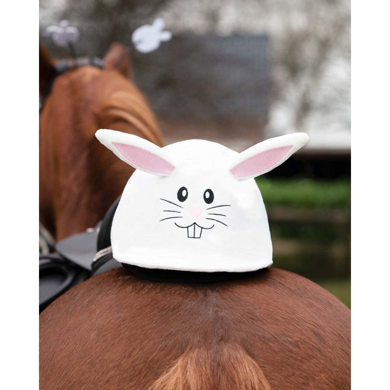 QHP Doublure pour Casque d'équitation Easter Bunny