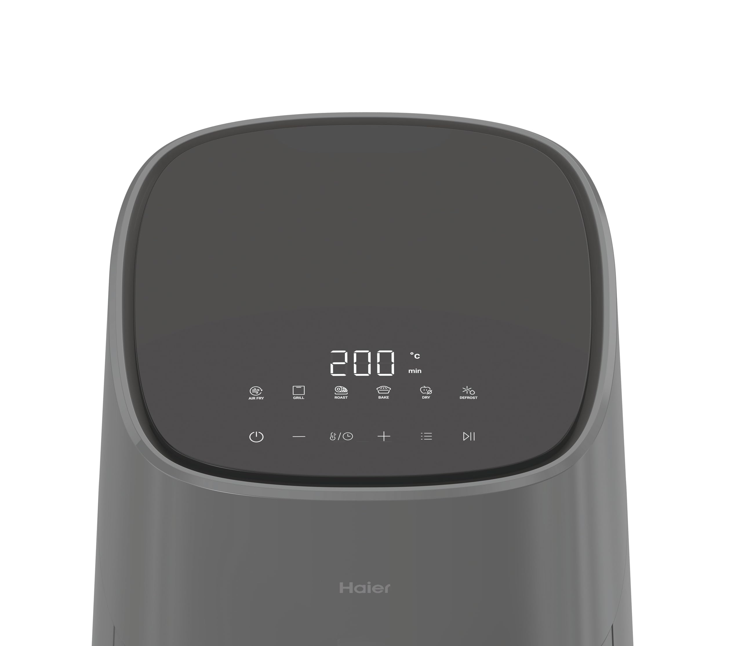 HAIER Freidora de Aire sin Aceite de 5L, Pantalla Táctil, 6 en 1, Air Fryer, Hornear, Asar, Parilla, Deshidratar, Descongelar, para 4 Personas