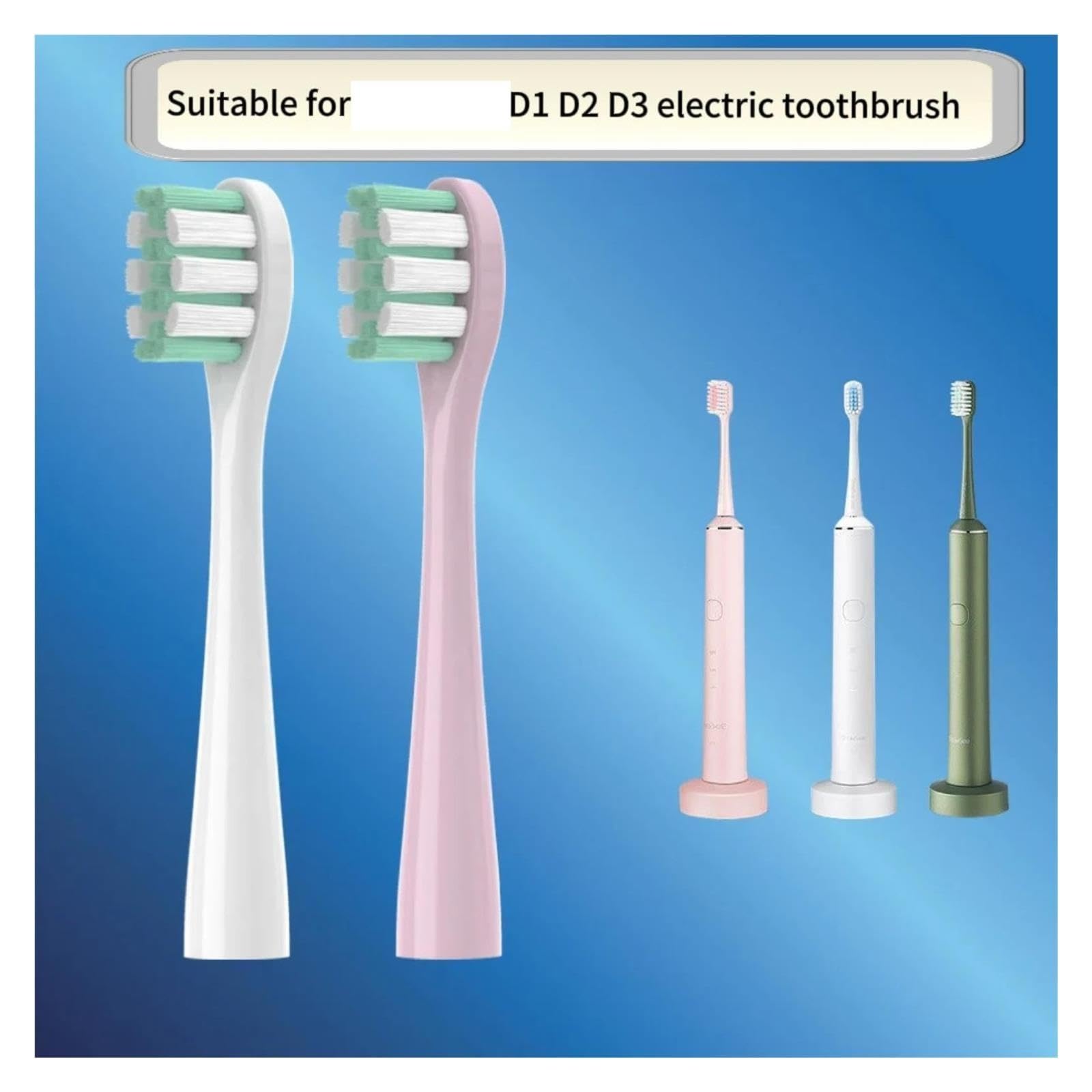 Testine for spazzolino D1 D2 D3, compatibili con ShowSee
