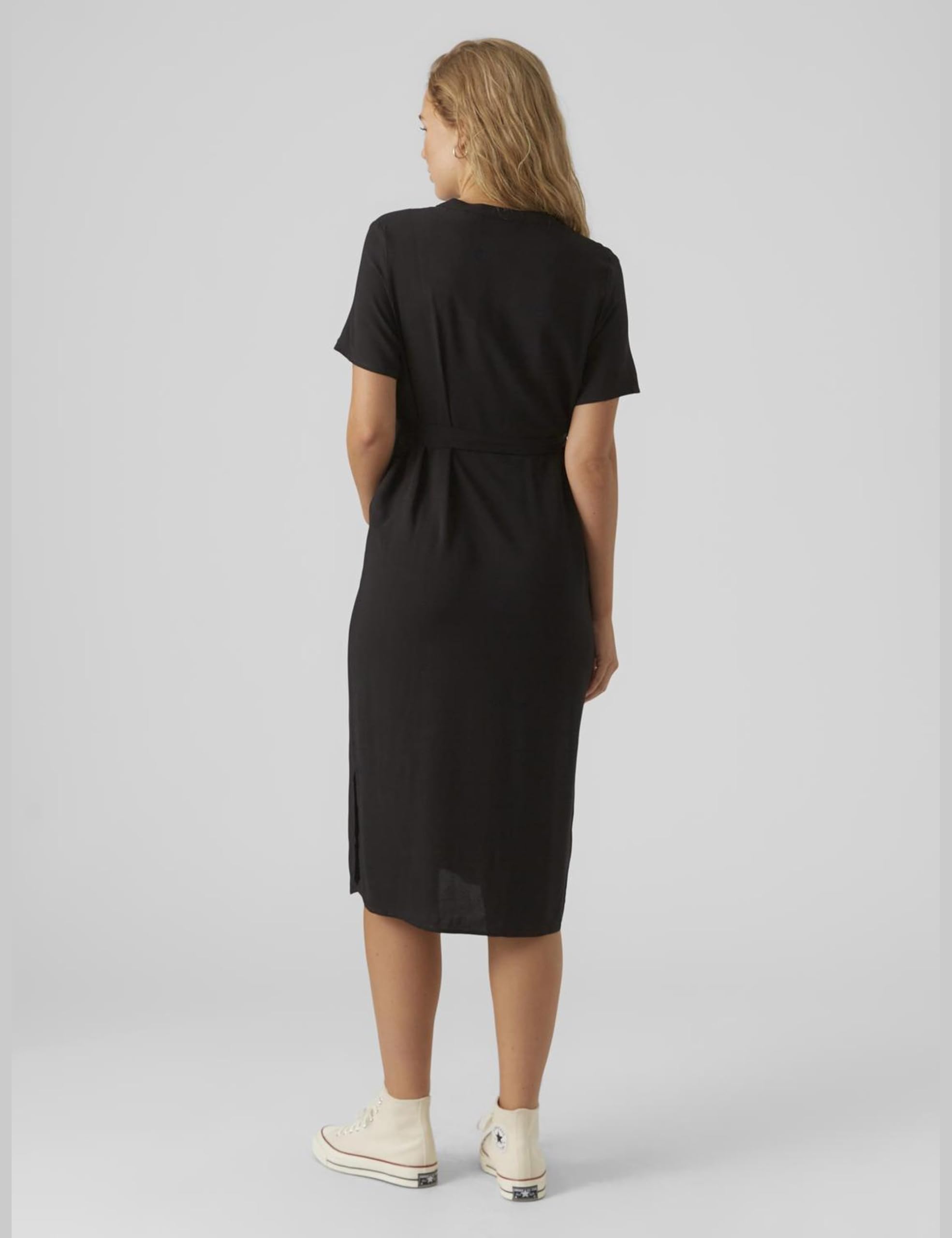 VERO MODA Vmmvica S/S Shirt Dress Ga Noos Vmmvica S/S Camiseta Dress Ga Noos Mujer (Pack de 1)