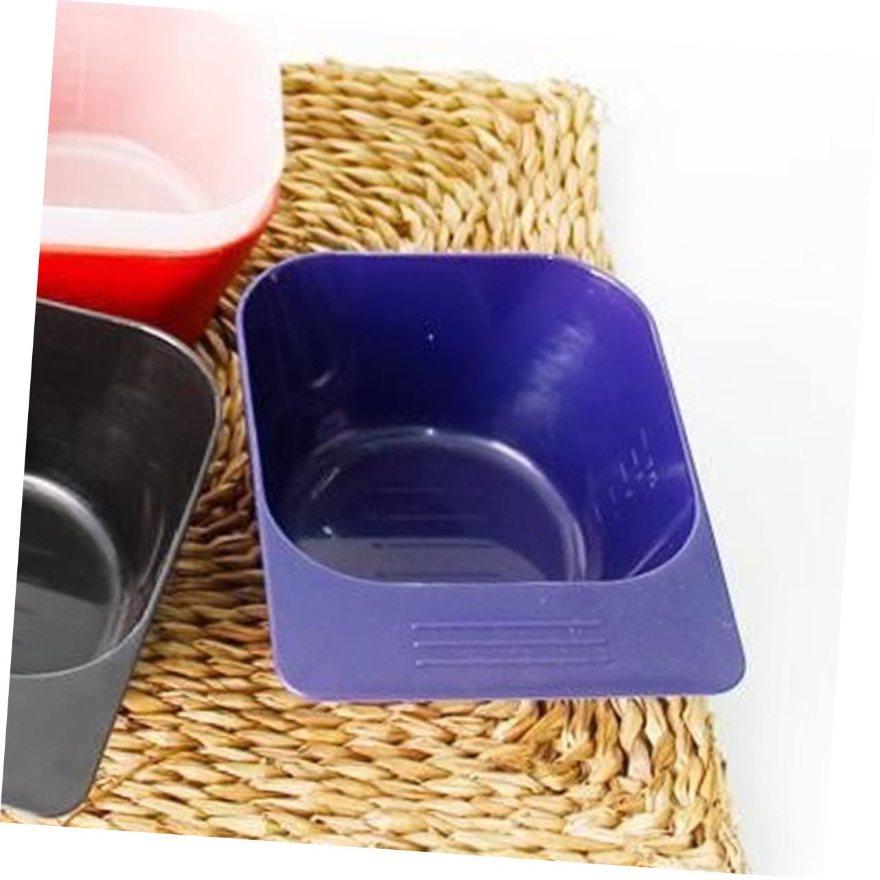 Baluue 9pièces Bols De Mélange Pour Capillaire Bols De Coloration Stables Pour Salon De Coiffure Accessoires Pratiques Profond