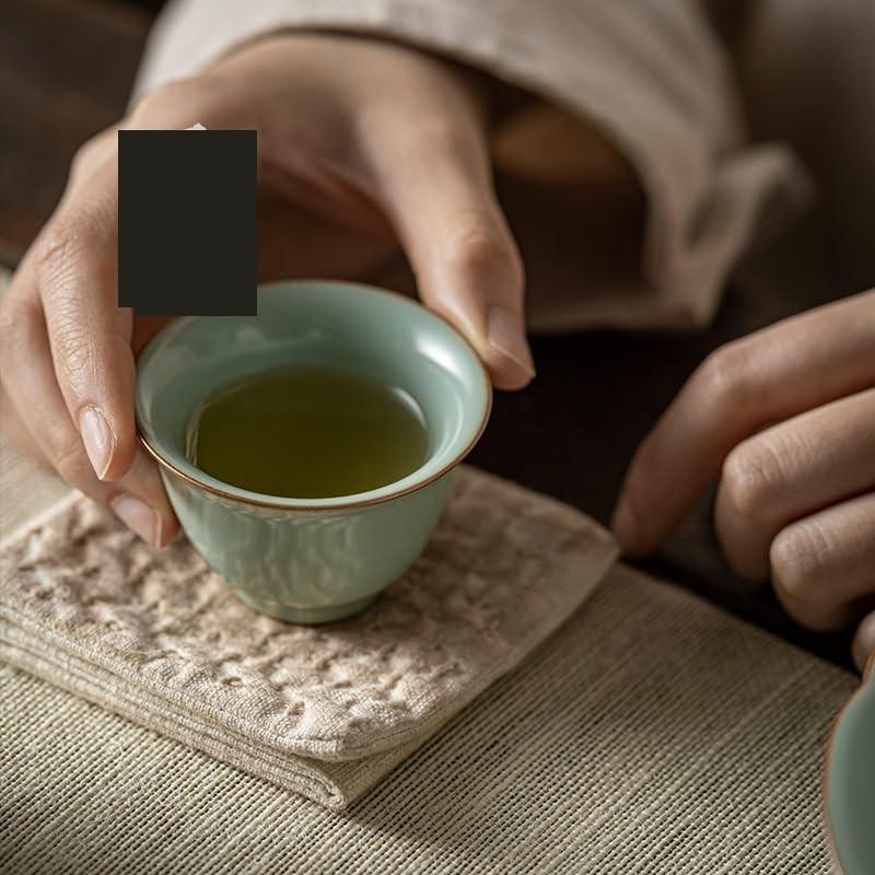 Filiżanki Matcha Mistrz Kubek Tea Cup Ceramiczny Kung Fu Kubek Herbaty Retro Ręcznie Ru Porcelana Mała Pojedyncza Filiżanka Herbaty Zestaw Herbaty Kubek Infuser