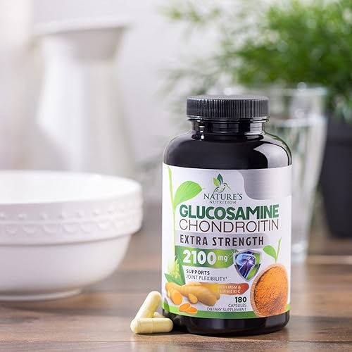 Miniatura 19 de Complejo de glucosamina condroitina MSM 2100mg - Suplemento de apoyo articular para movilidad articular y comodidad para hombres y mujeres con
