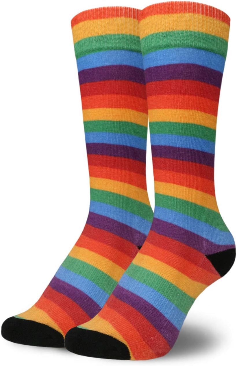 Rainbow Socks - Man Vrouw Kleurrijke Katoenen Anti-slip Sokken ABS - 12 Paars - Veelkleurig - Maat 36-38