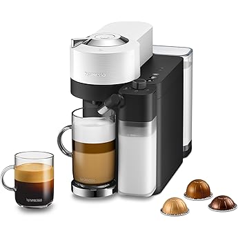 Nespresso Vertuo Coffee and Espresso Machine by De'Longhi, Shiny Red