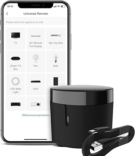 Broadlink RM4 Mini mando a distancia universal infrarrojo inteligente por smartphone desde cualquier lugar funciona con Google Assistant y Alexa