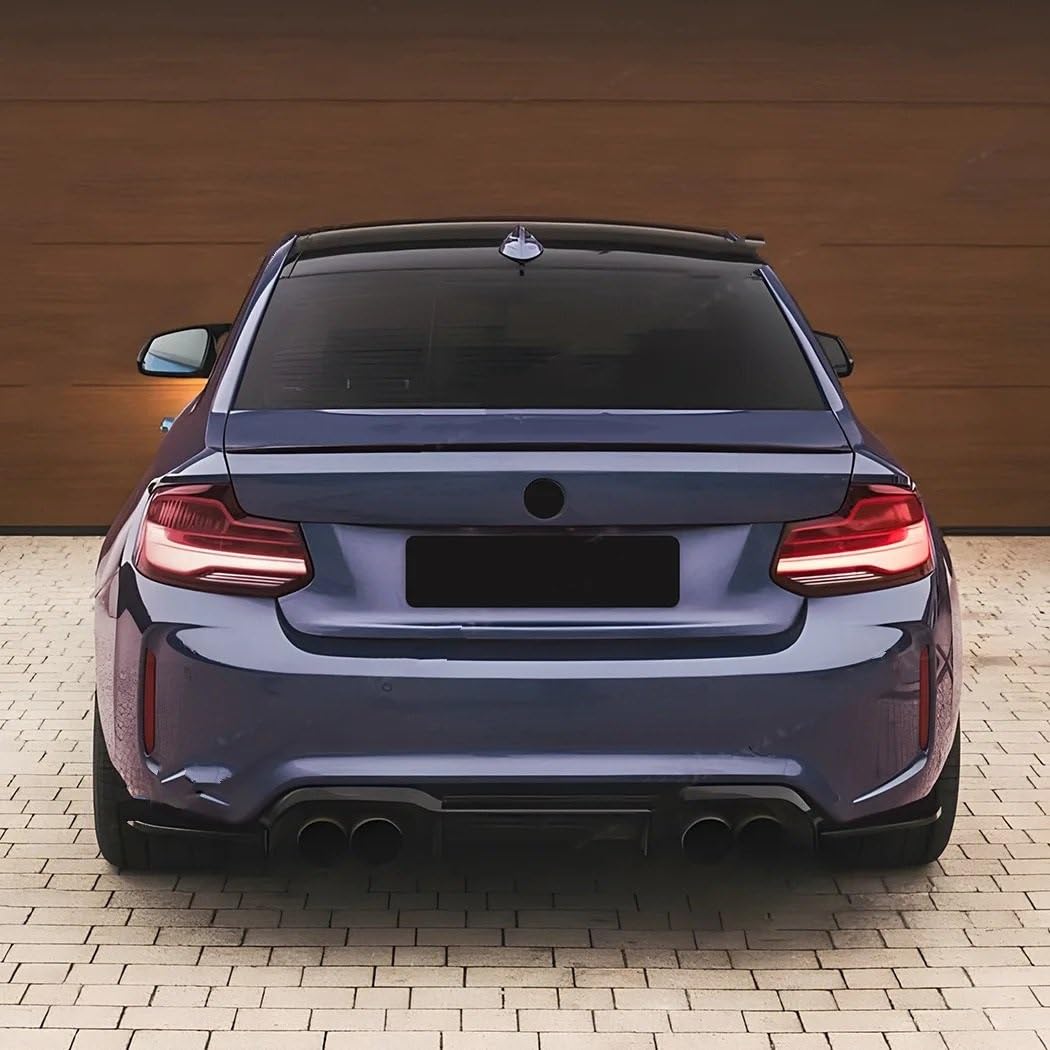 Uniwersalny spoiler Do BMW M2 F87 Diffuser Splitter Lip | 2016-2021 Tylny Spojler aerodynamiczny do motocykla