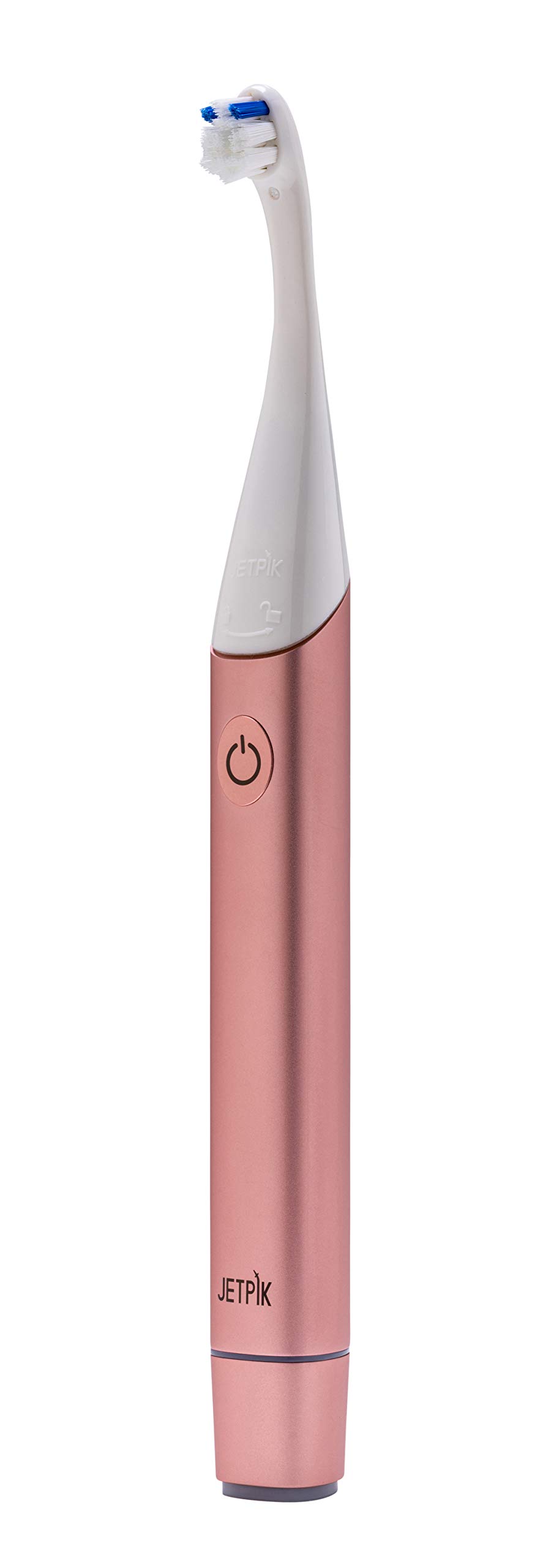 Jetpik JP300 - Cepillo de dientes recargable sónico moderno para adultos, 5 modos de cepillado, cuerpo de aluminio premium, impermeable, carga de inducción USB, funda de viaje portátil incluida, color