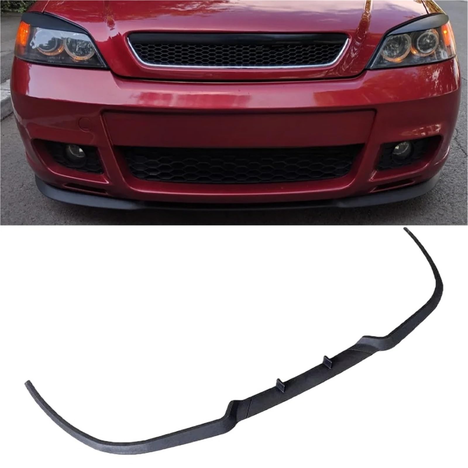 Auto Labbro Spoiler 3 Pz Spoiler Anteriore Labbro Del Paraurti Body Kit Sport Tuning Protezione Per Opel Per Astra G