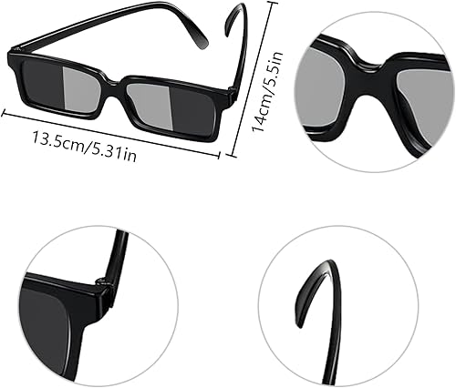 Miniatura 2 de Lohoee Sunglasses Real Detective Glasses View to See Behind You for Kids Personal SecurityParty FavorsCostume Props