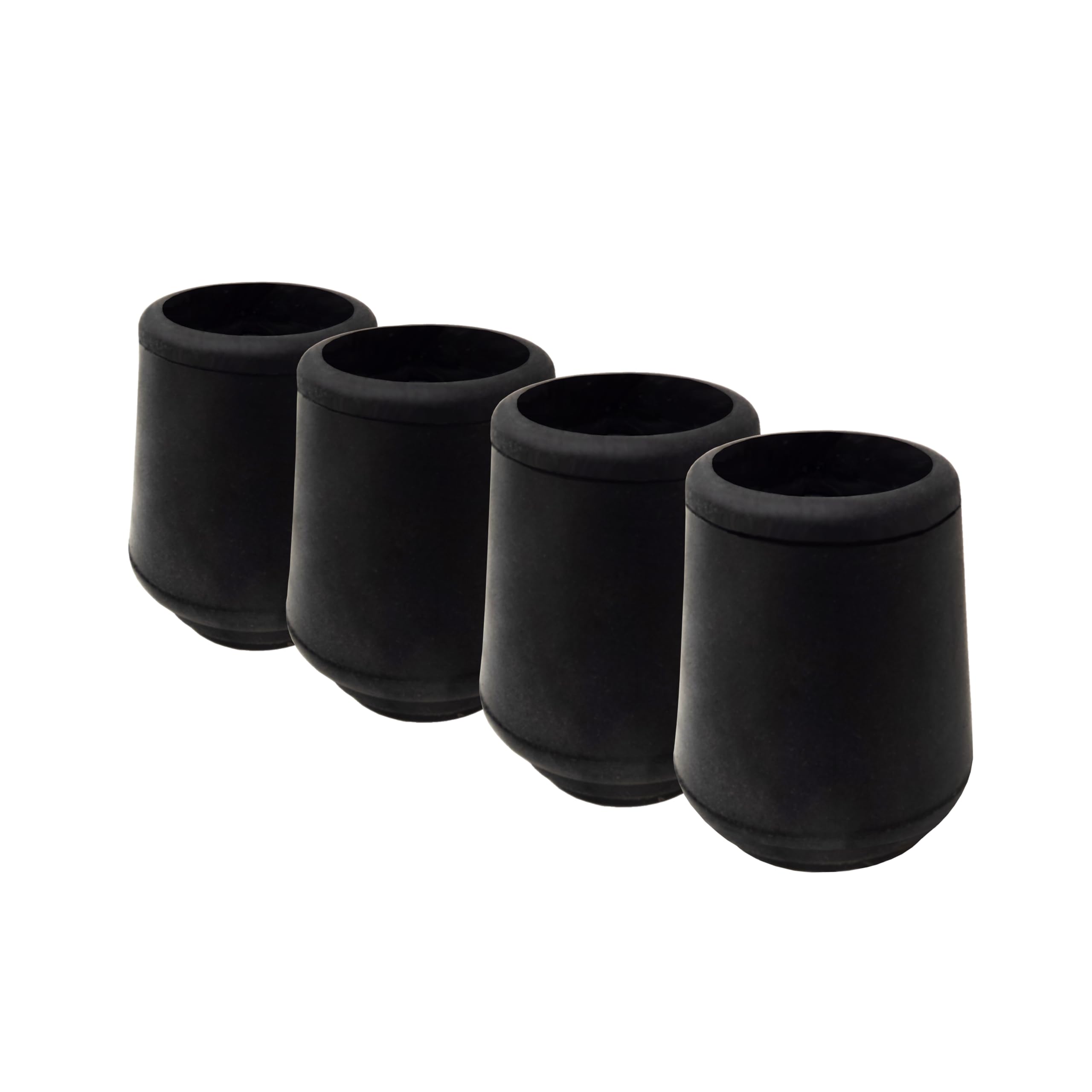 SoftTouch Rubber Leg Tip - (4 pieces), 3/4", Black - 4 Count (Pack of 1)