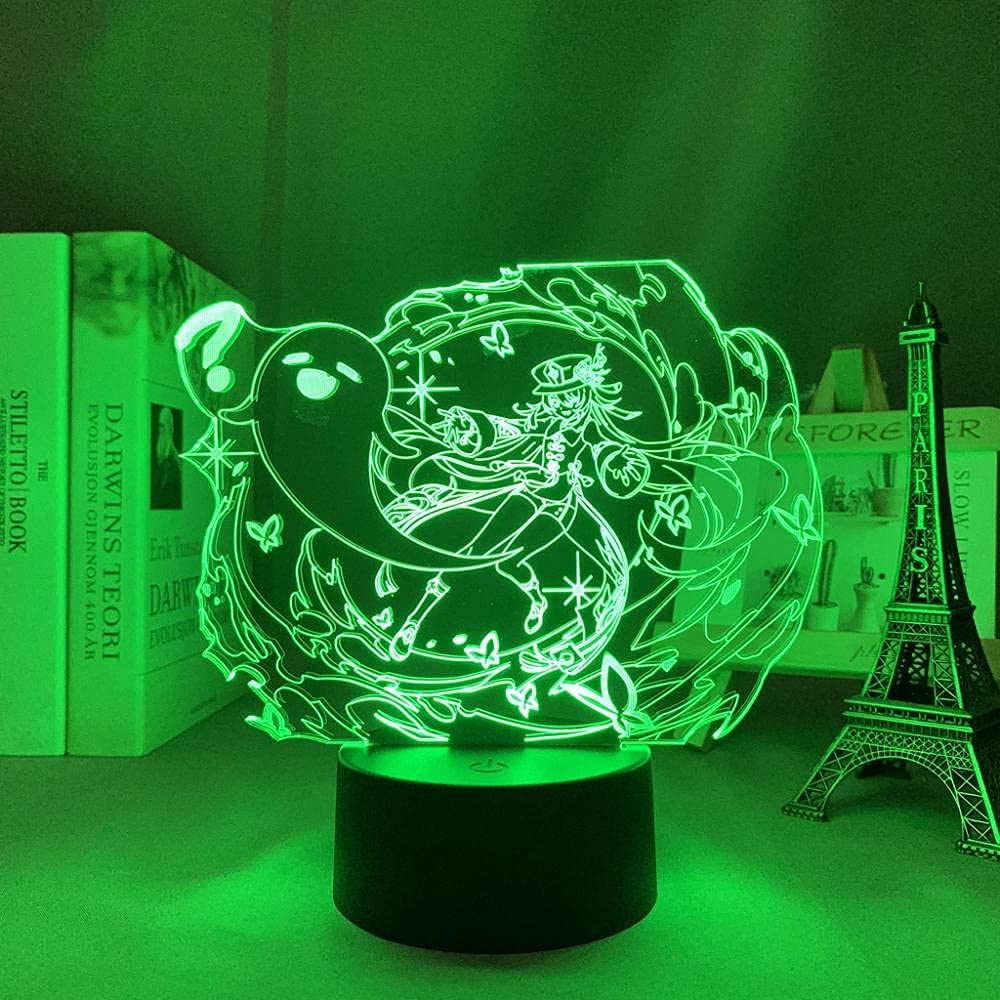 Anime Led Light Gurren Lagann supporto incandescente acrilico Yoko Action Figure Light per la decorazione della camera da letto regalo di compleanno  26