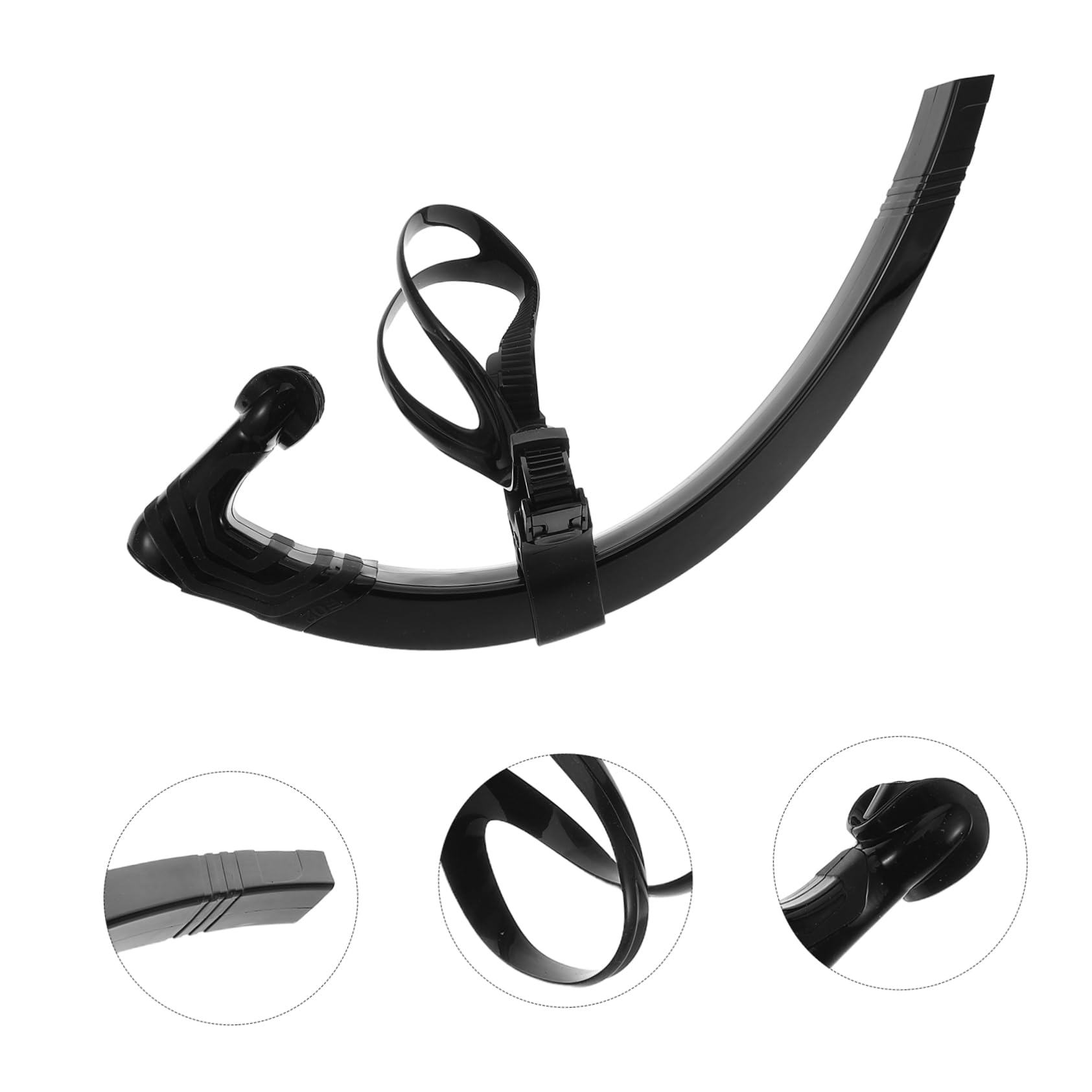 GALPADA Snorkel De Natación para Adultos y Jóvenes Tubo De Ajustable Equipo De Buceo y Entrenamiento Tubo Seco