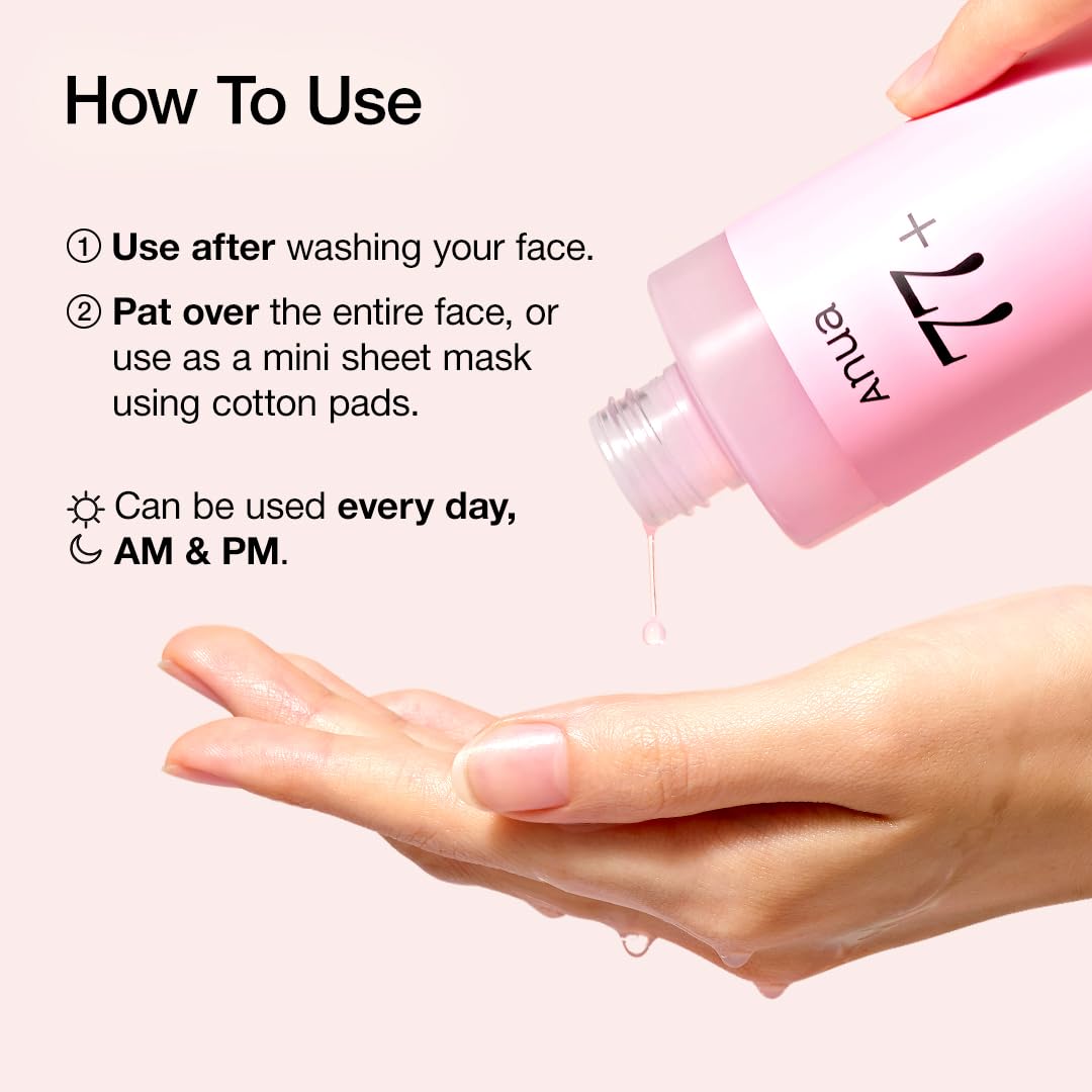 Amazon.com: Anua Peach 77 Niacin Essence Toner, Gentle Exfoliating