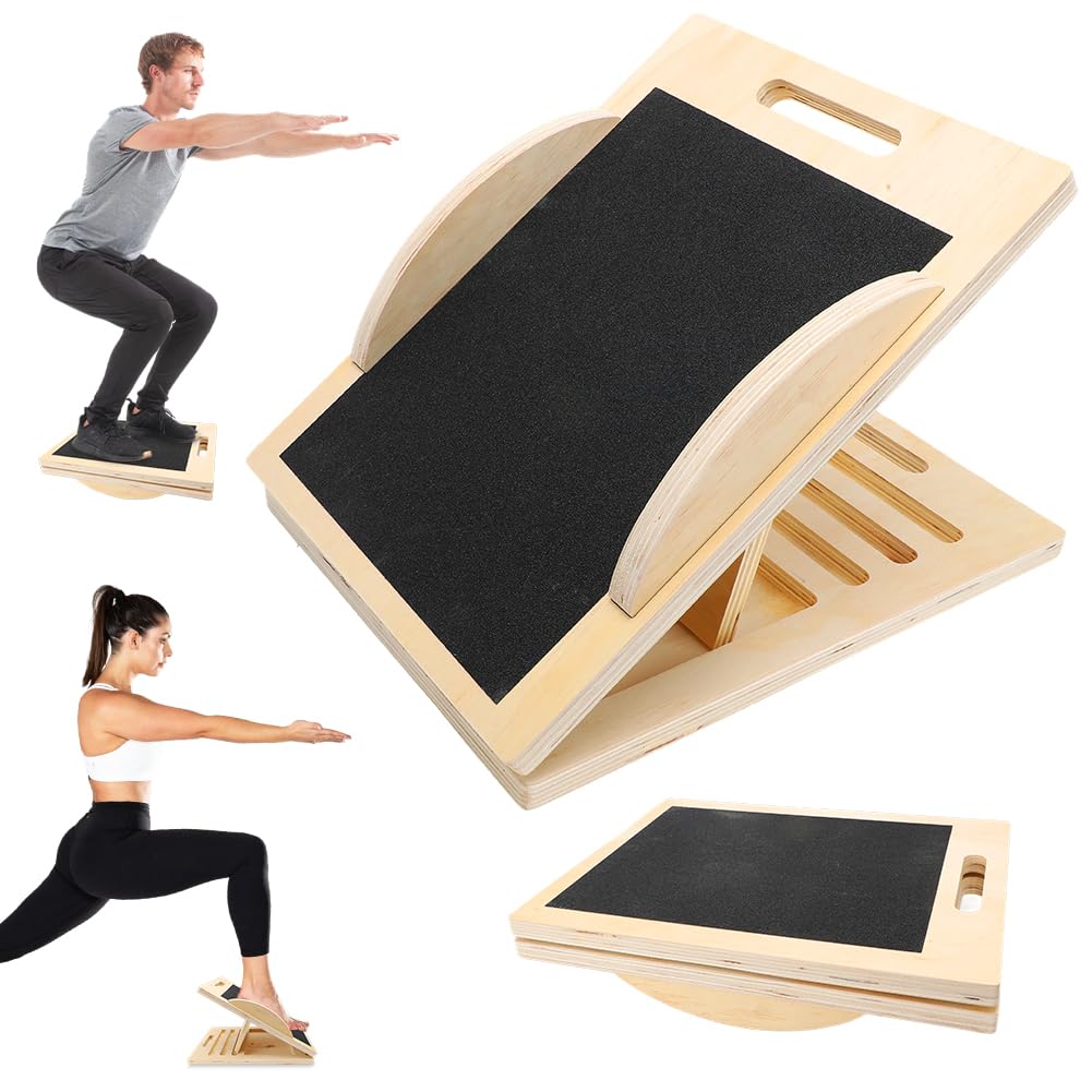 Wapasezyar Balance Board Wadendehner aus Holz, Einstellbares