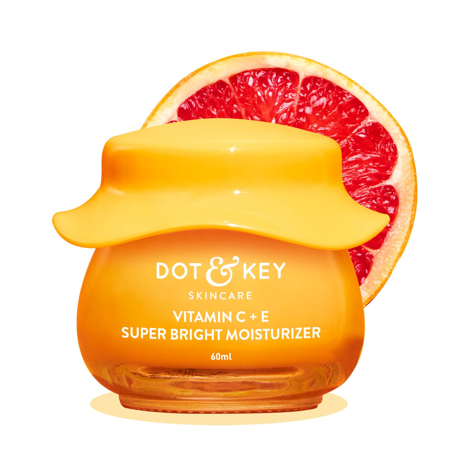 Dot & Key Vitamin C + E Sorbet Super Bright Moisturizer For Face | Vitamin C Face Moisturizer|Reduces Skin Dullness|Oil Free & Lightweight | For All Skin Types | 60Ml