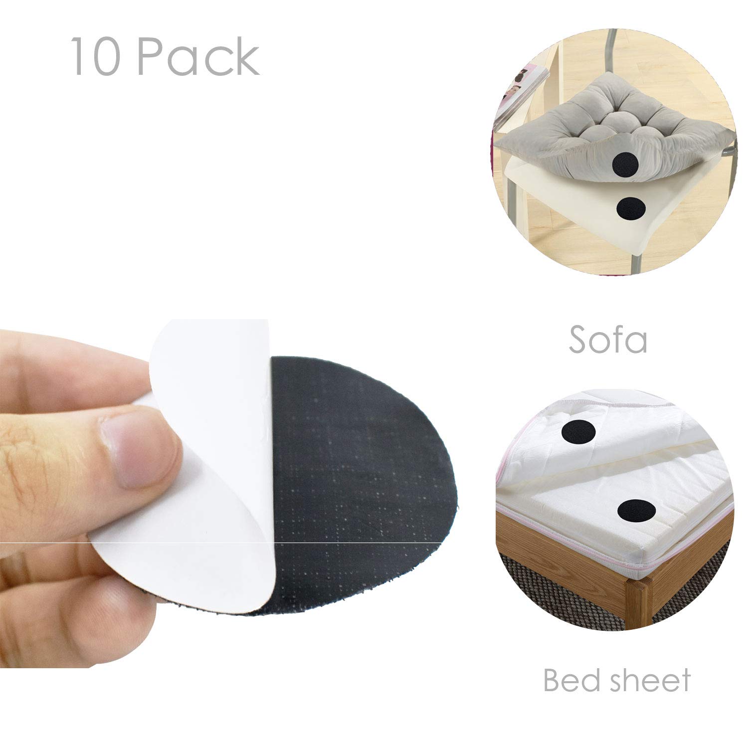 Buy Dogxiong 10 Pack Hook and Loop Bed Sheet Lock Clips Bed Sheet