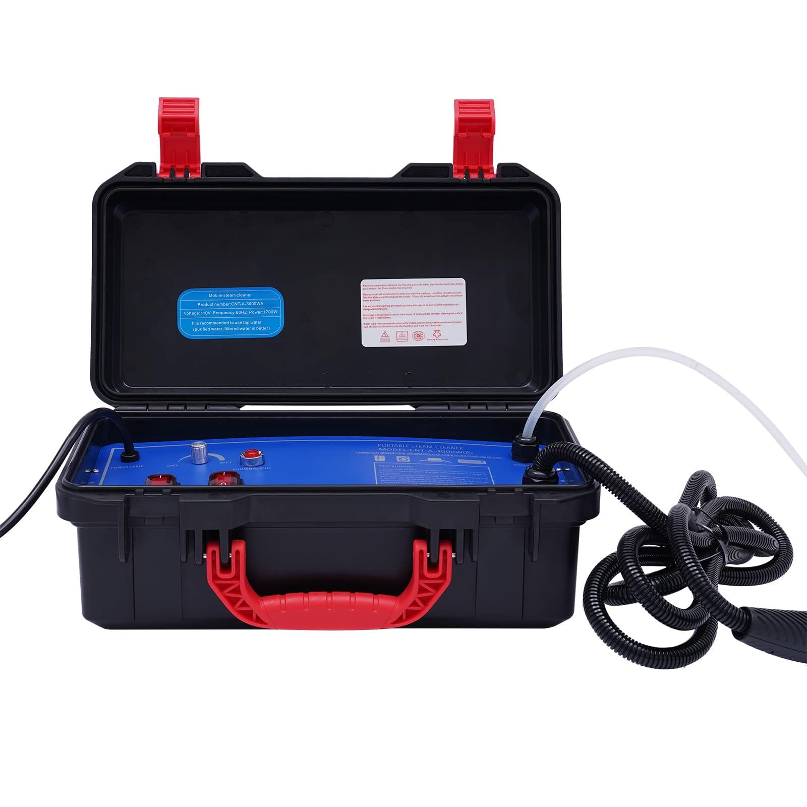 Hochdruck-Dampfreiniger, 1700-W-Autodampfer FüR Die Autoaufbereitung, Tragbarer Dampfreiniger, Hochleistungs-Reinigungsdampfer FüR Die Heimdusche