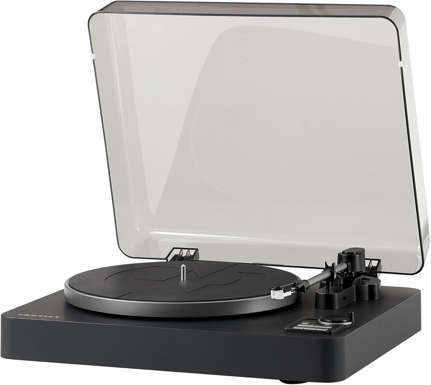 Crosley C300A-BK Fully Automatic Belt-Drive Bluetooth Turntable Record Player, Black - Image 16