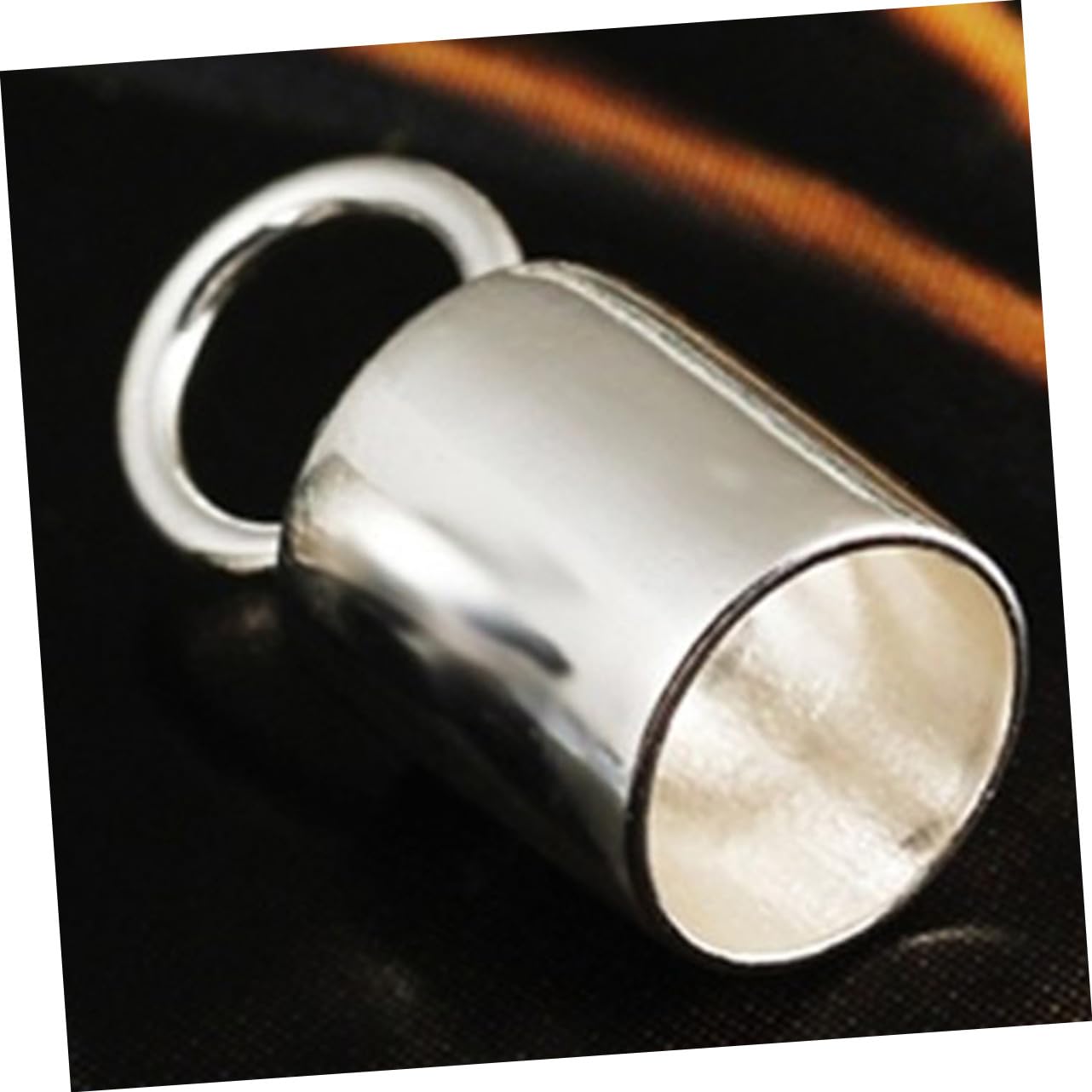 10 Stück-Pack 925 Silber Schmuckverbinderrohre mit Edelstahldesign Selbstgemacht Verschlüsse für Halsketten Armbänder