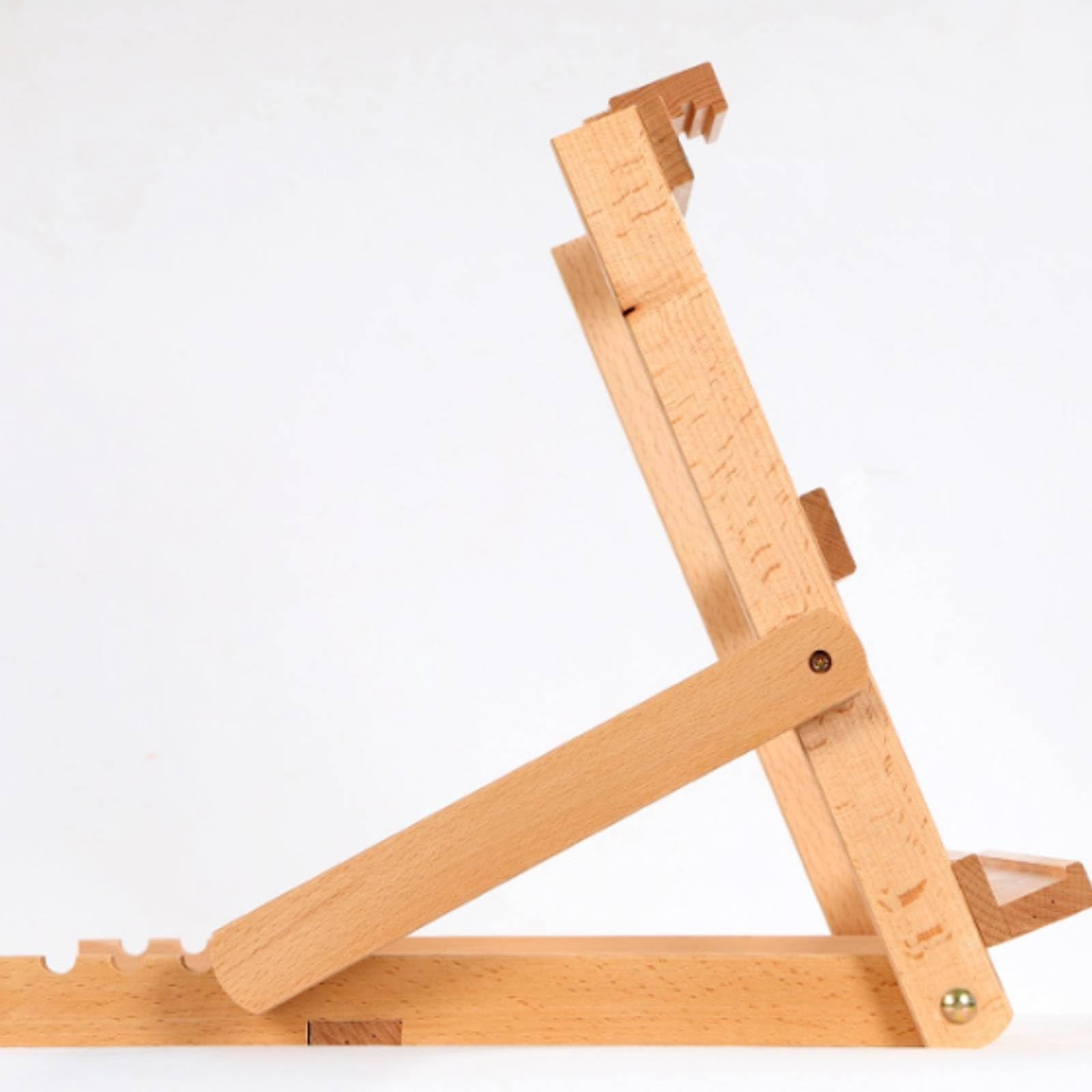 Caballete de Escritorio Caballete Plegable Soporte de Dibujo Atril de Mesa Caballete para Pintar de Resistente con Marco, Caballete De Mesa Plegable W07B, Altura Ajustable De 34-48CM, 38x38CM