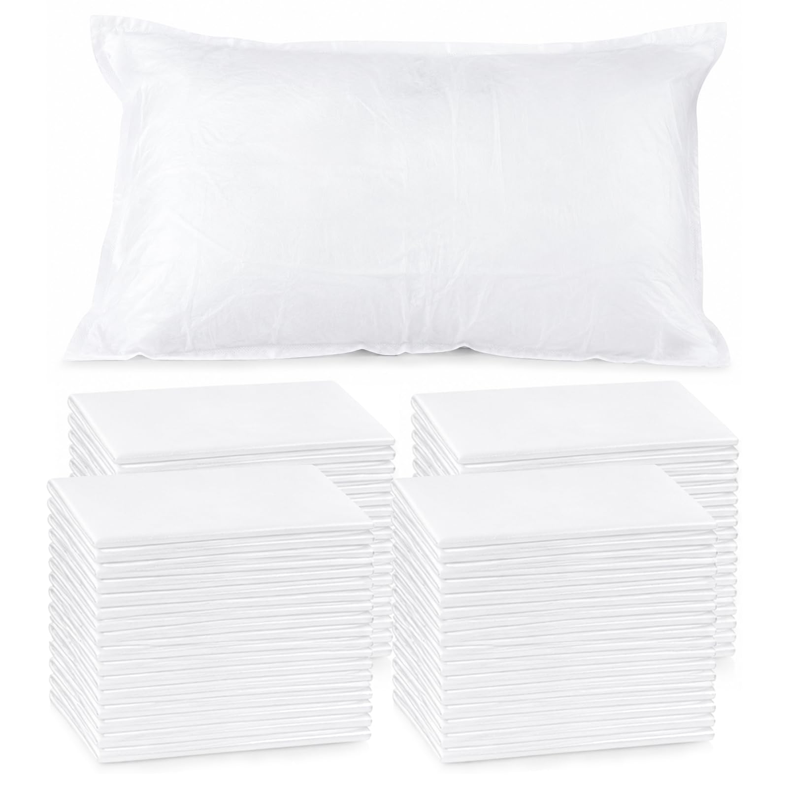 Taies d'oreiller jetables 80x49,5cm pour clinique, spa, dentiste et salon de beauté